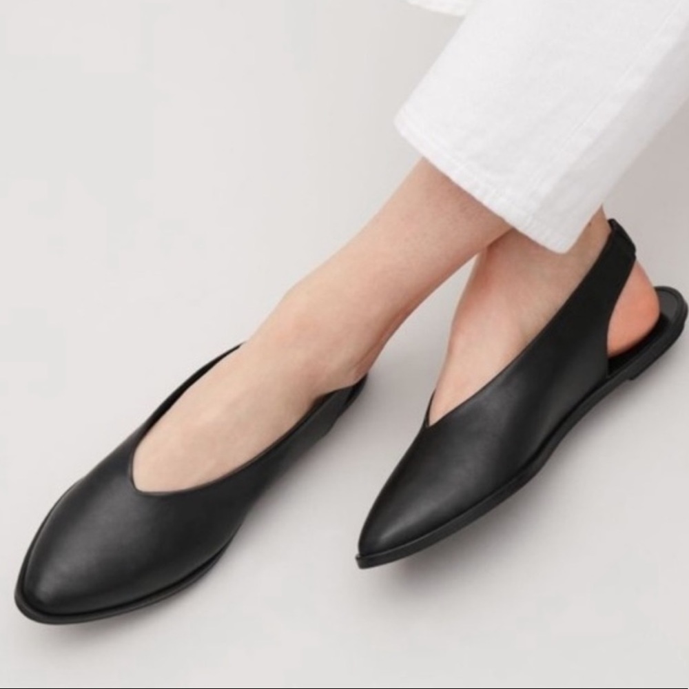 Cos slingback flats